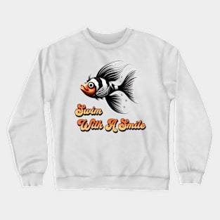 Swim With A Smile Crewneck Sweatshirt